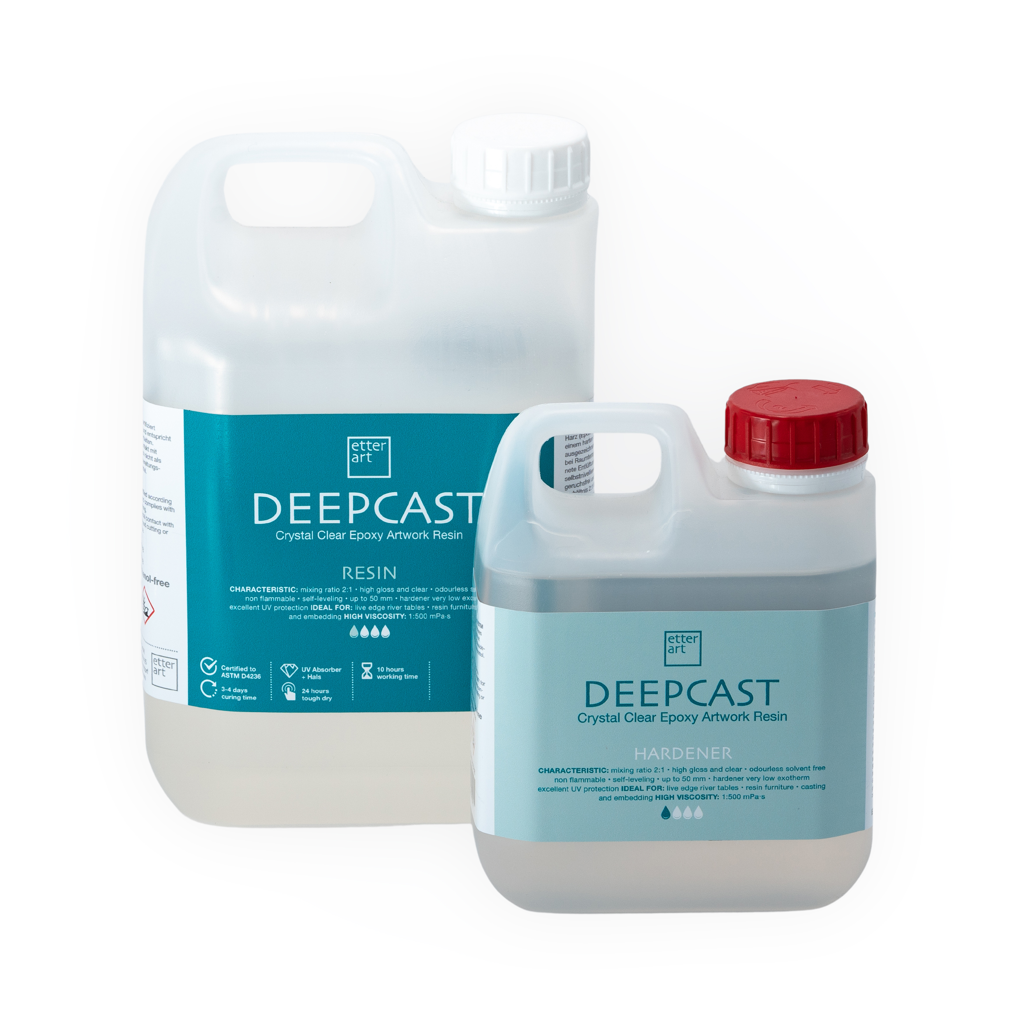 DEEPCAST Clear Casting Resin (CER) - Set 3 l