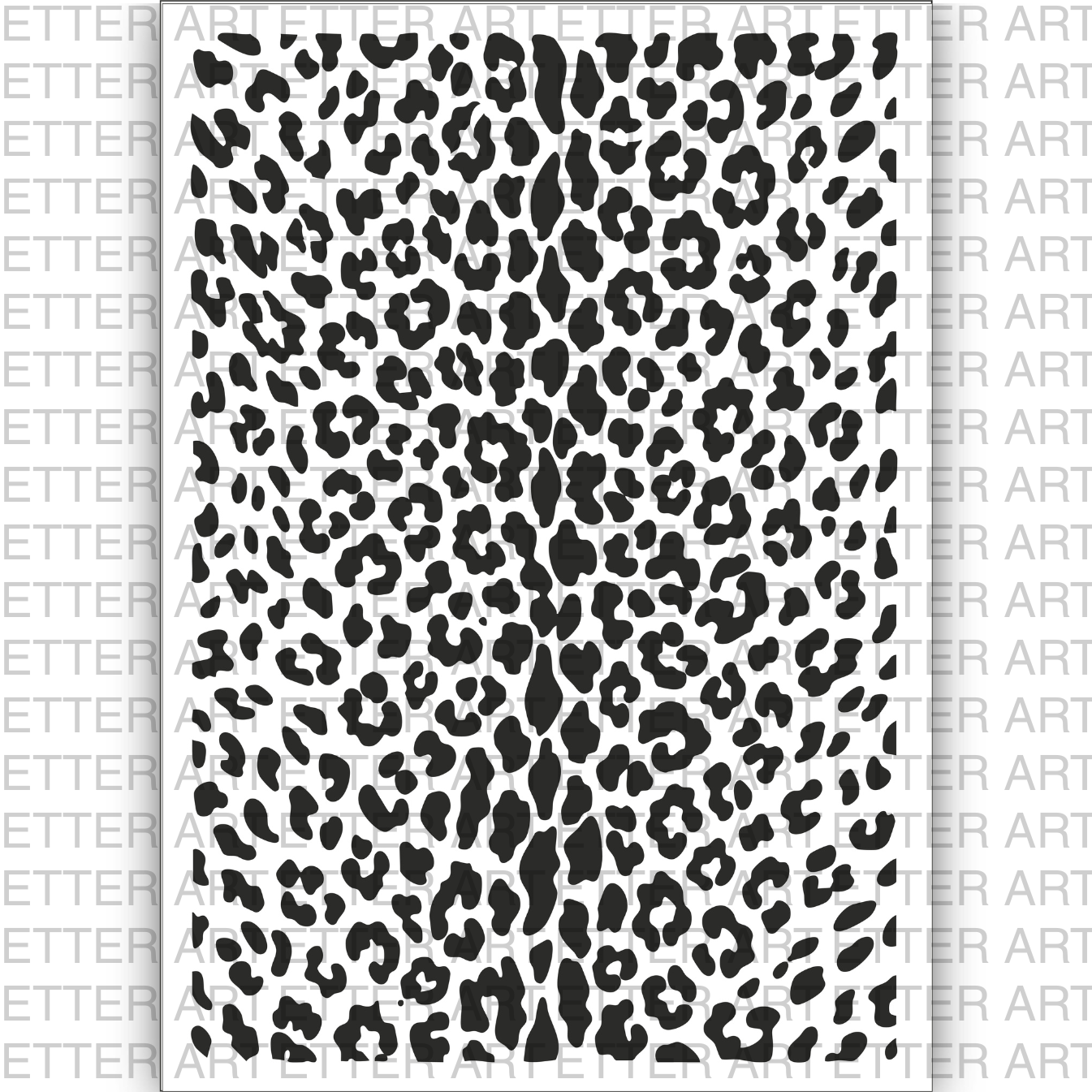 LEOPARD PATTERN - 21,0 x 29,7 cm