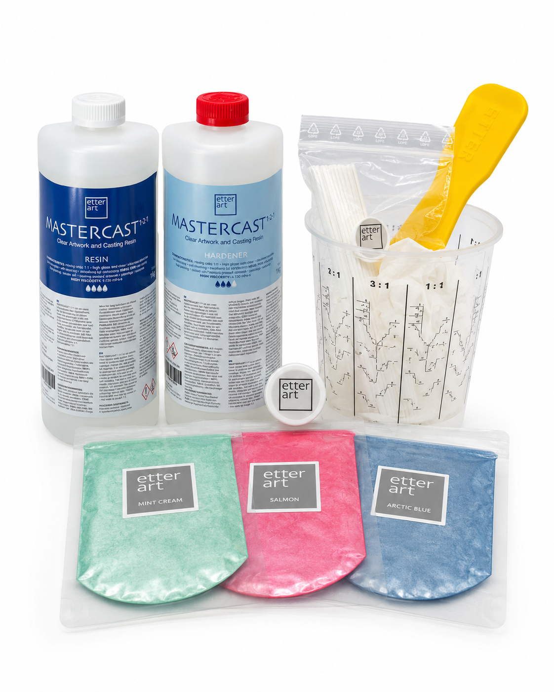 Resin Starter Set with MASTERCAST 1-2-1 (Size S)
