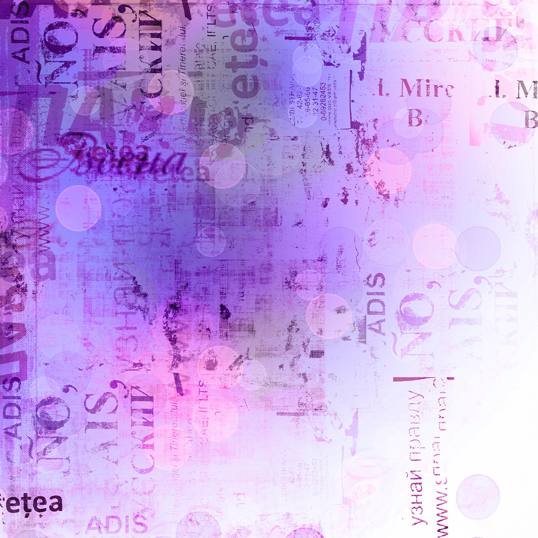Etter Art Paper Letter Dots Lilac