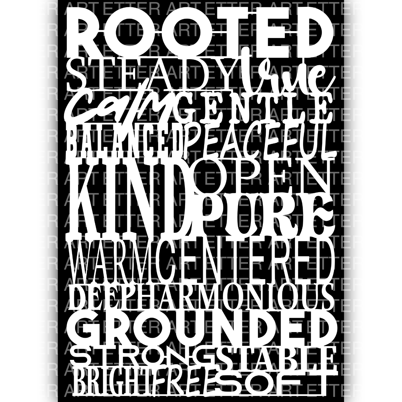 NATURAL SOULWORDS 2 - 29,7 x 42,0 cm