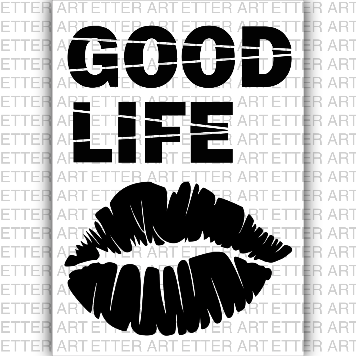 Etter Art Stencil A2 (42cm × 59,4cm) in different designs