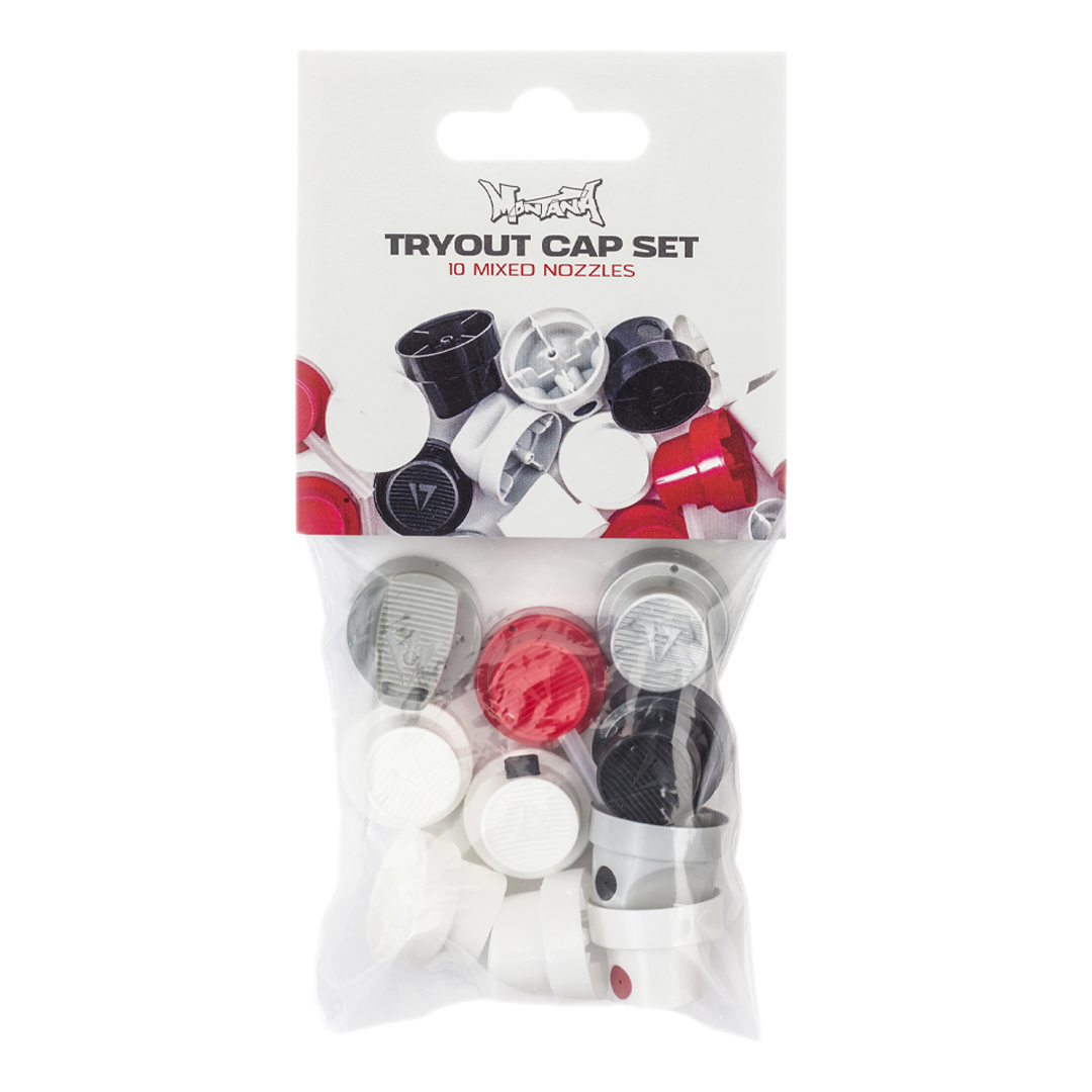 Montana TRYOUT Cap Heads - Set of 10 Pieces