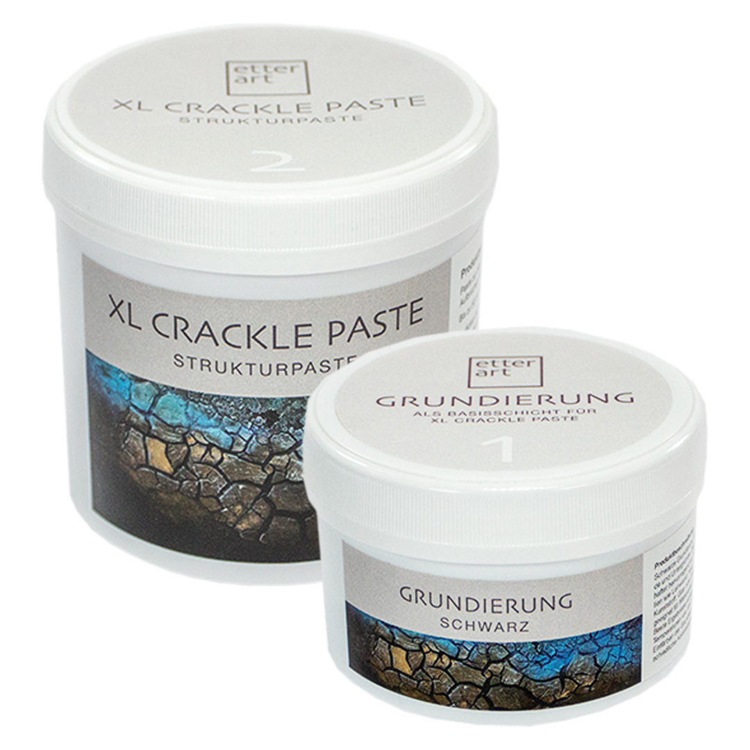 Etter Art XL CRACKLE PASTE - Set 2,3 kg (Black)