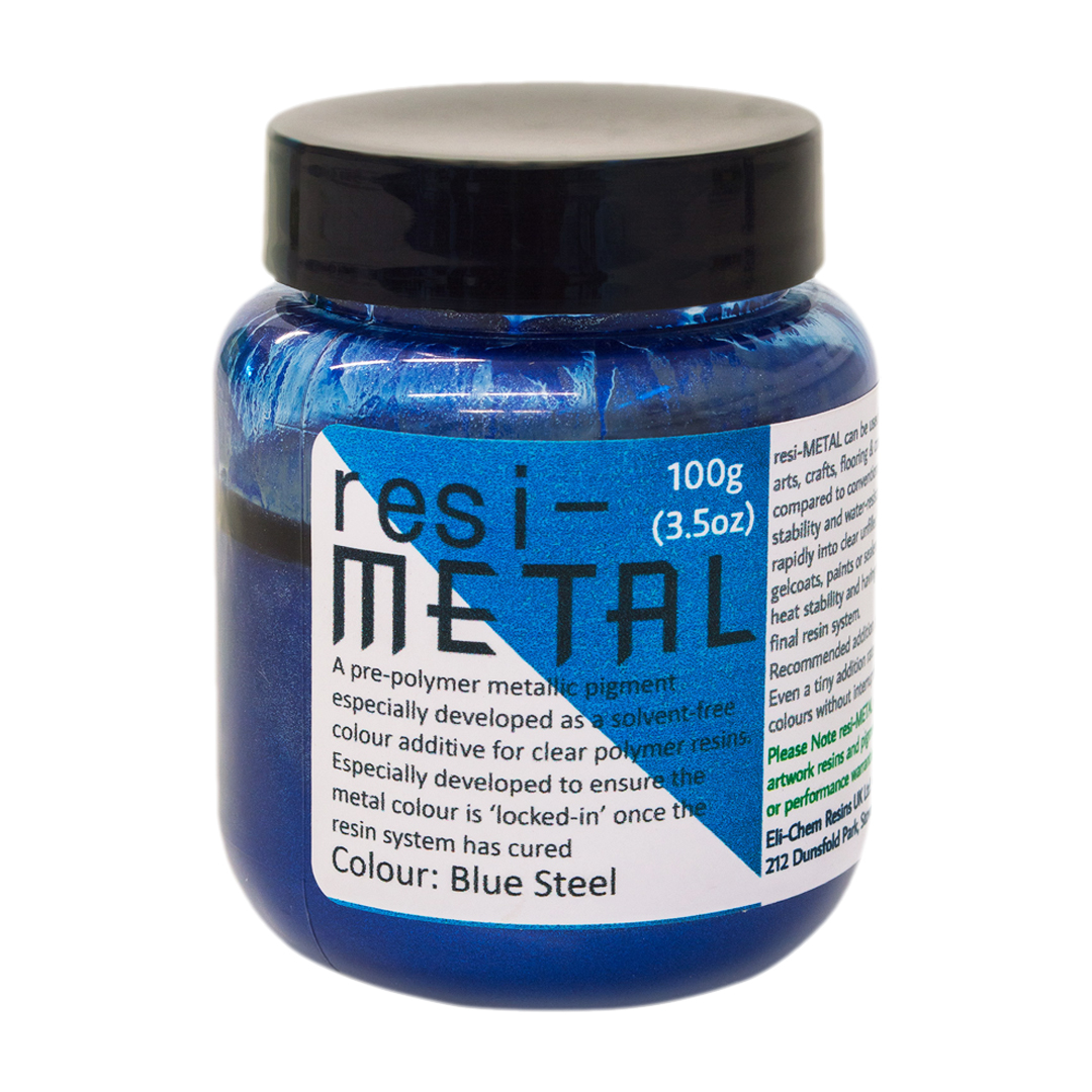 resi-METAL Metallic Pigmentpaste Blue Steel 100 g