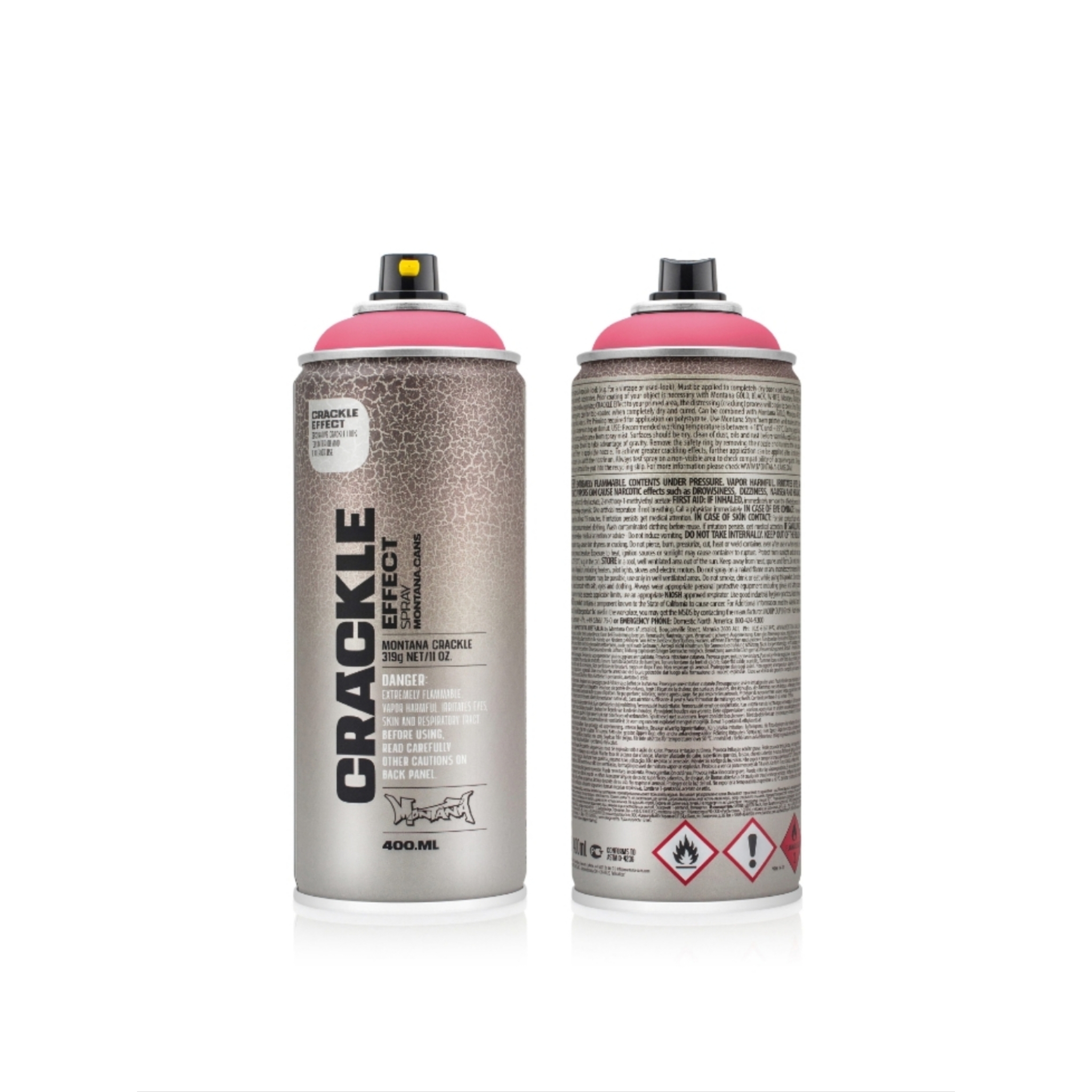 Montana CRACKLE Effect Spray in 6 Colors Pink
