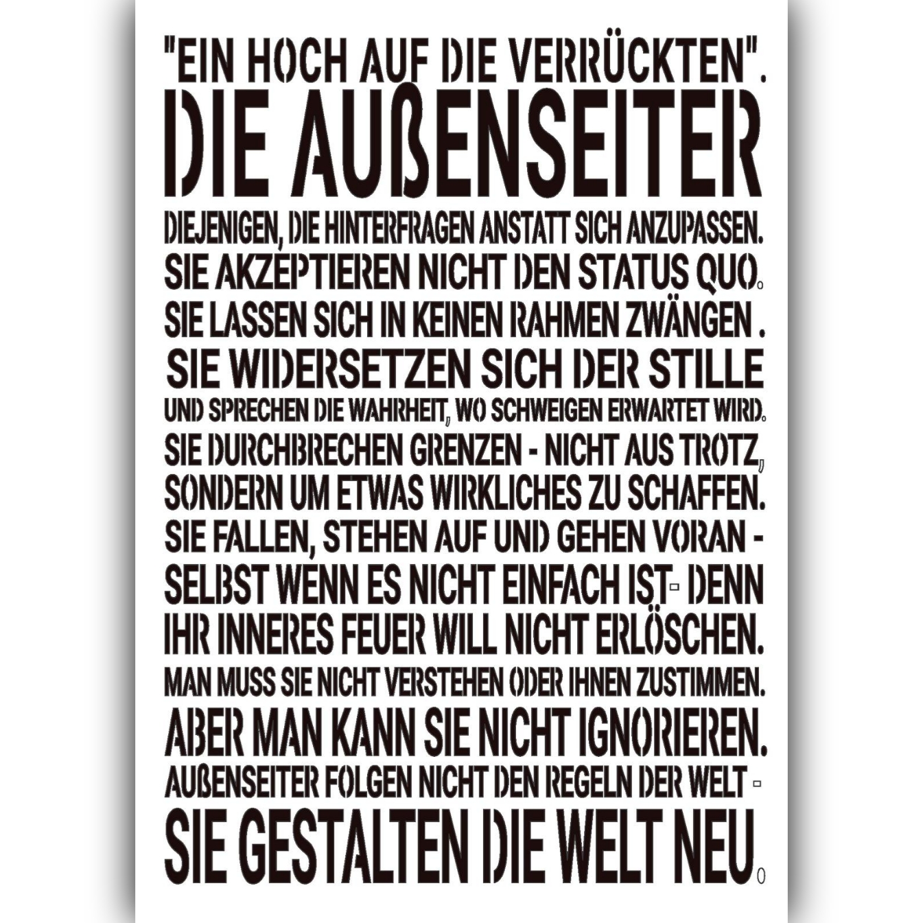 Typography German