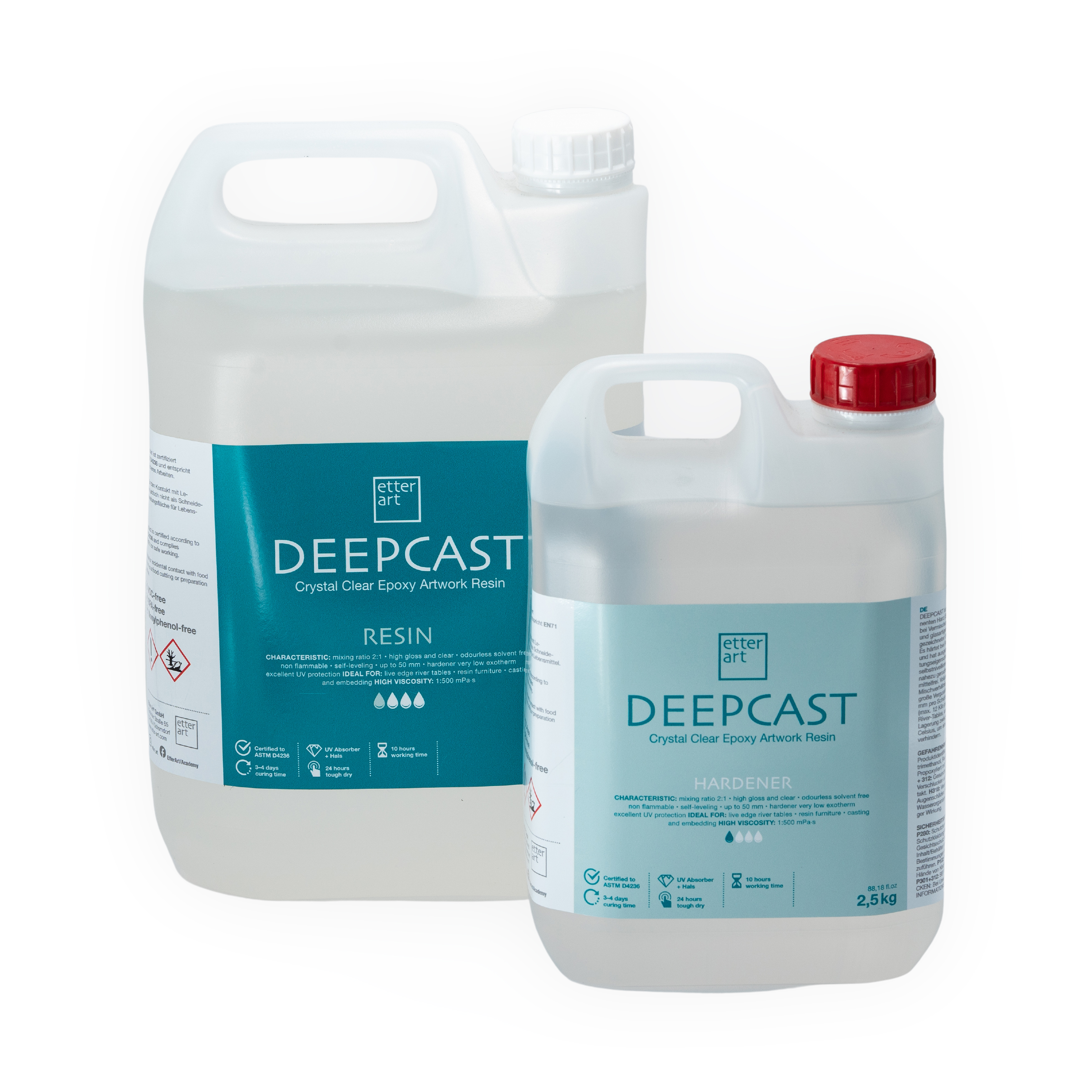 DEEPCAST Clear Casting Resin (CER) - Set 7,5 l