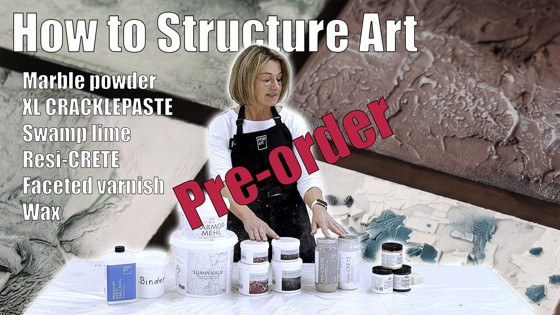 „How to Structure Art“: Online course on techniques for art with structural materials - English