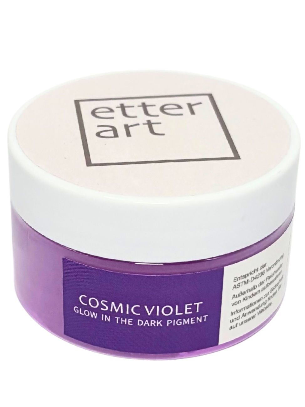 Glow in the Dark Fluorecent Cosmic Violet