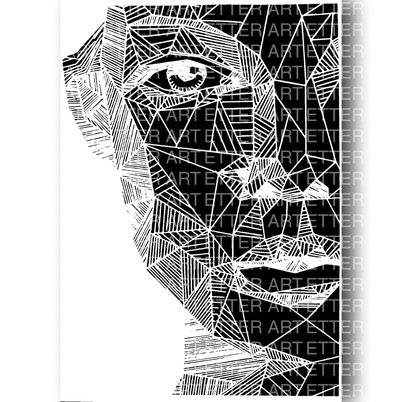 Etter Art Stencil A3 in different designs