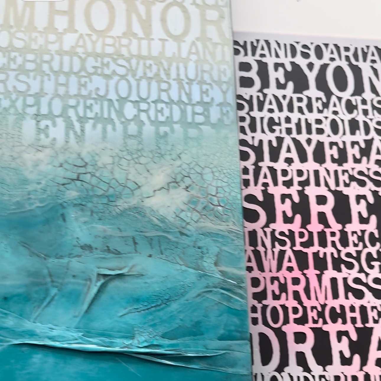 Etter Art Stencil A2 (42cm × 59,4cm) in different designs BEYOND