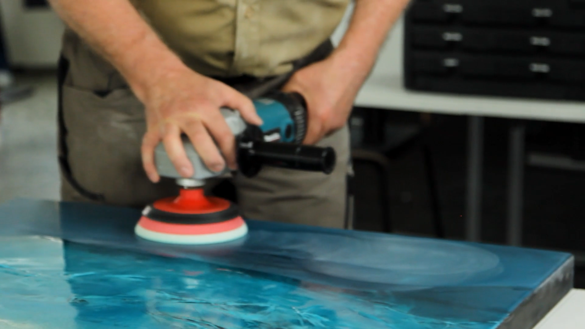 "Glossy Finish": Sanding and Polishing Resin Surfaces