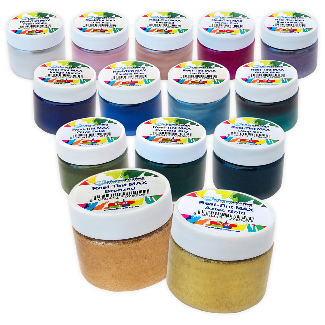resi-TINT MAX Pearlescent Pigment Pastes in 14 Colors